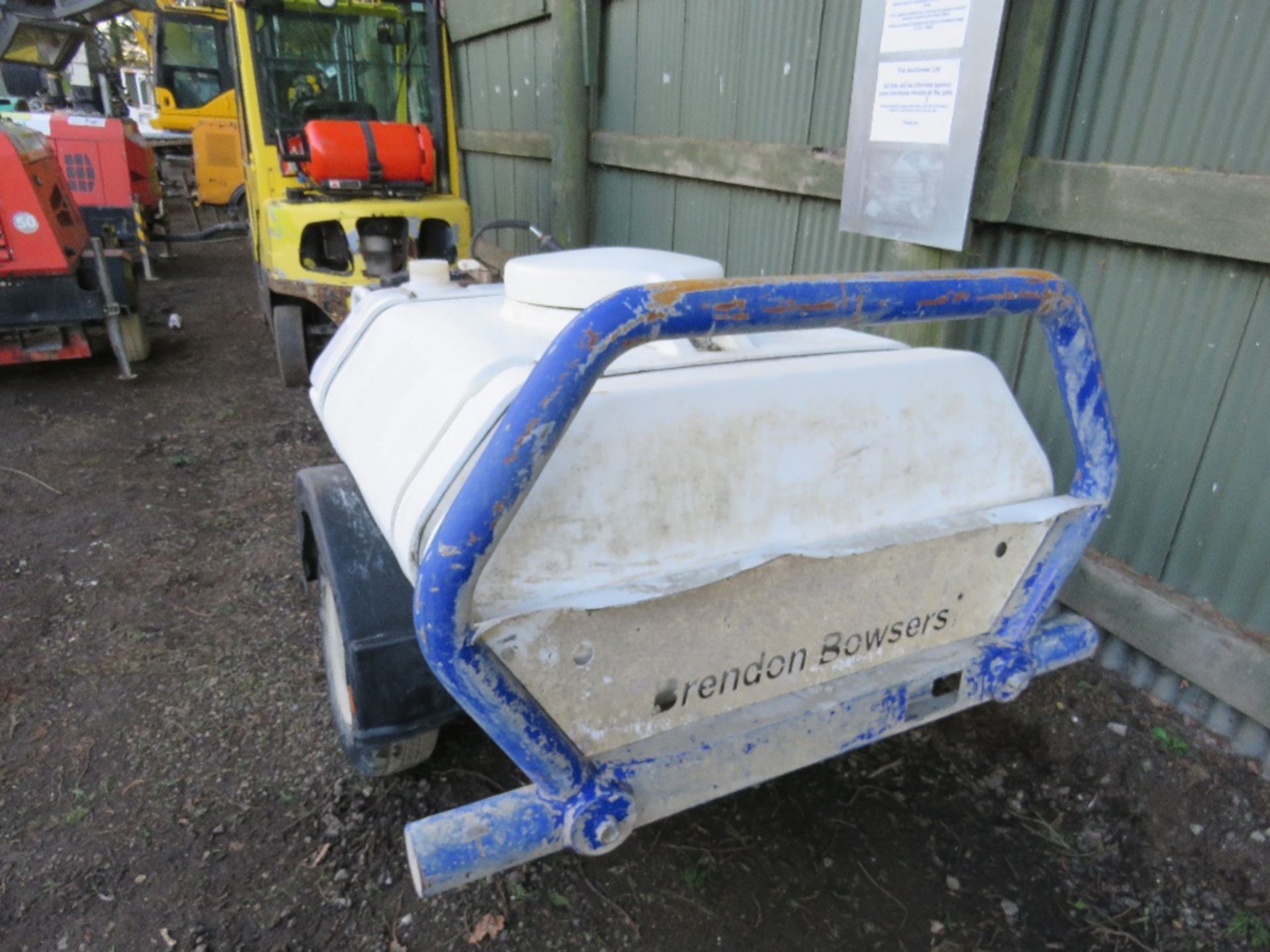 BRENDON WASHER BOWSER WITH YANMAR DIESEL ENGINE. - Image 5 of 8