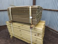 2 PACKS OF SHIPLAP TIMBER, ONE AT 1.1M AND ONE AT 1.5M