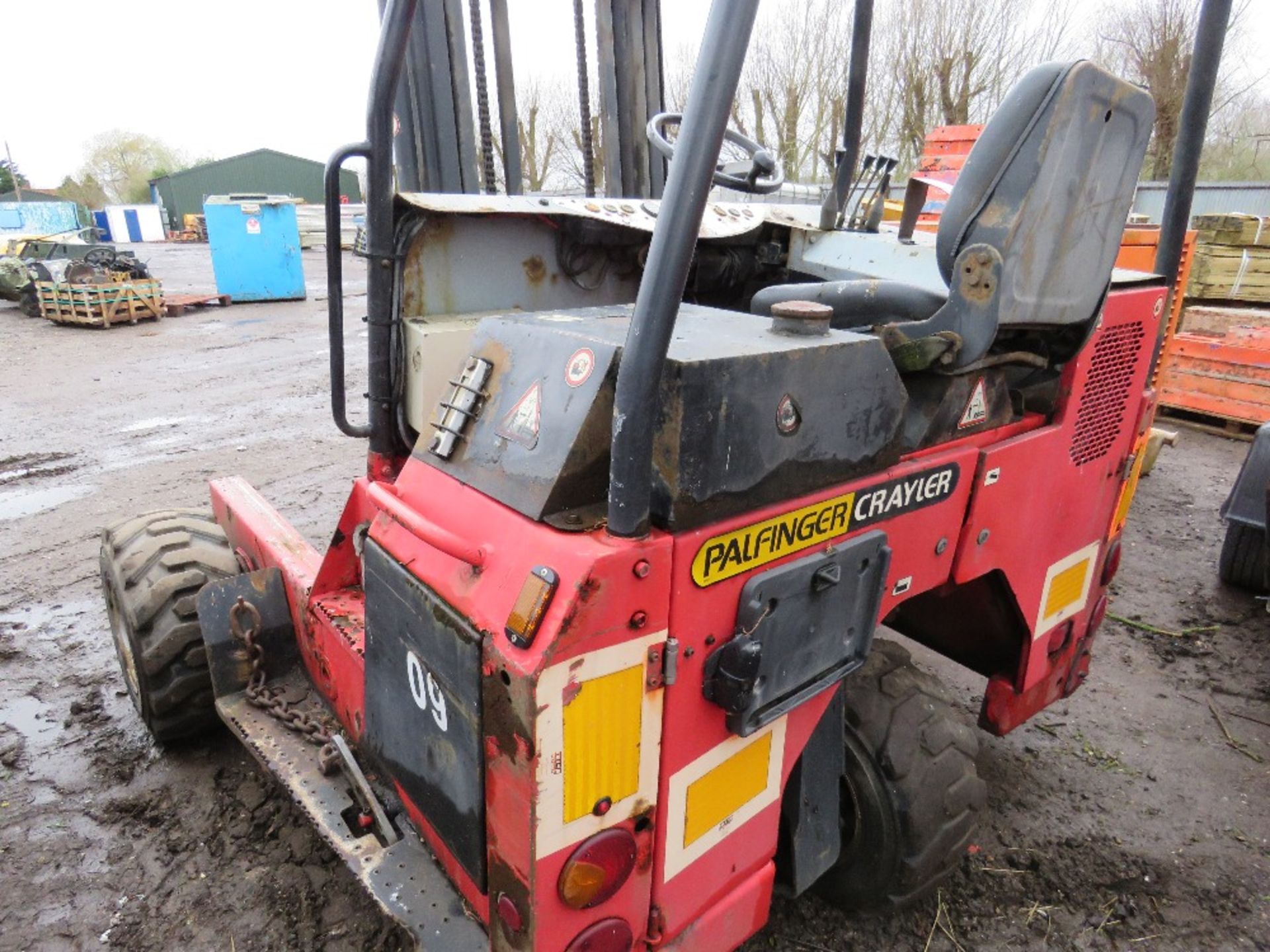 Palfinger lorry mounted rough terrain forklift WHEN TESTED WAS SEEN TO START, DRIVE, STEER, BRAKE - Image 5 of 5