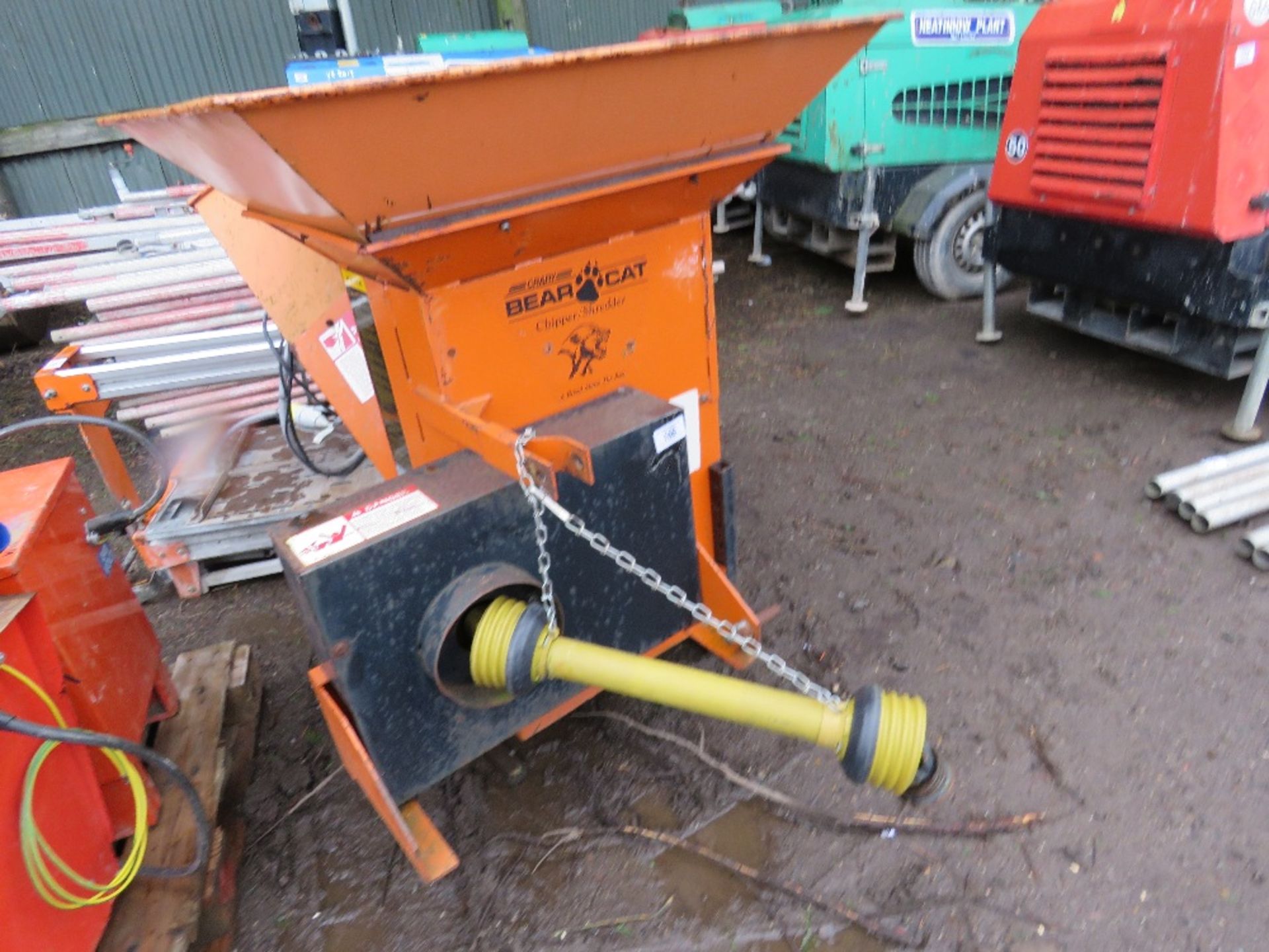 Bearcat tractor mounted chipper PTO DRIVEN