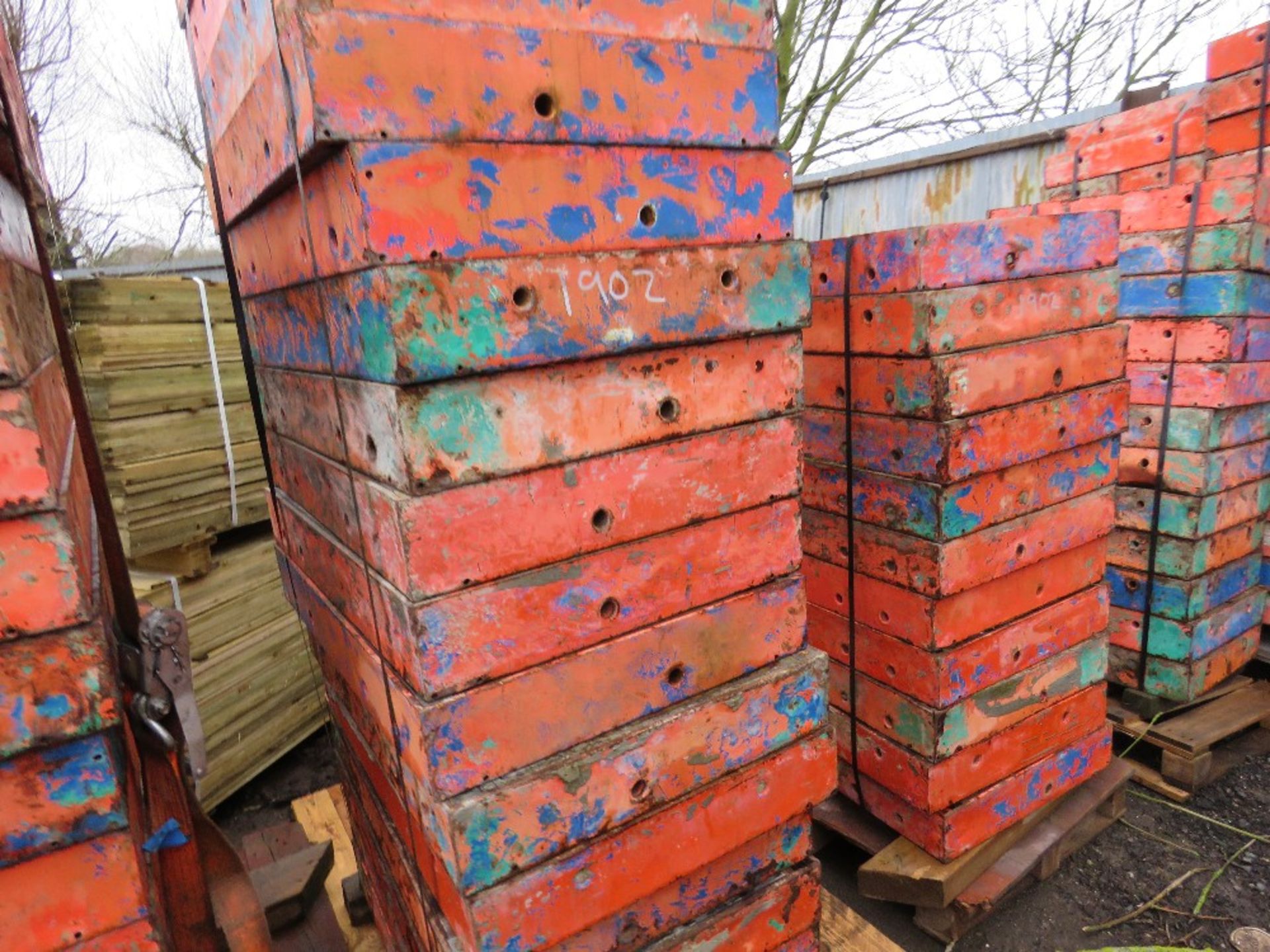 Large qty of Peri shuttering frames on 9no. pallets - Image 7 of 10