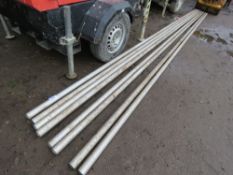 8no. Aluminium guard rails, 20ft length approx.