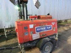 VT1 TOWER LIGHTING TOWED LIGHTING TOWER, YEAR 2007, PN:LT015, DIRECT FROM LARGE COMPANY AS PART OF