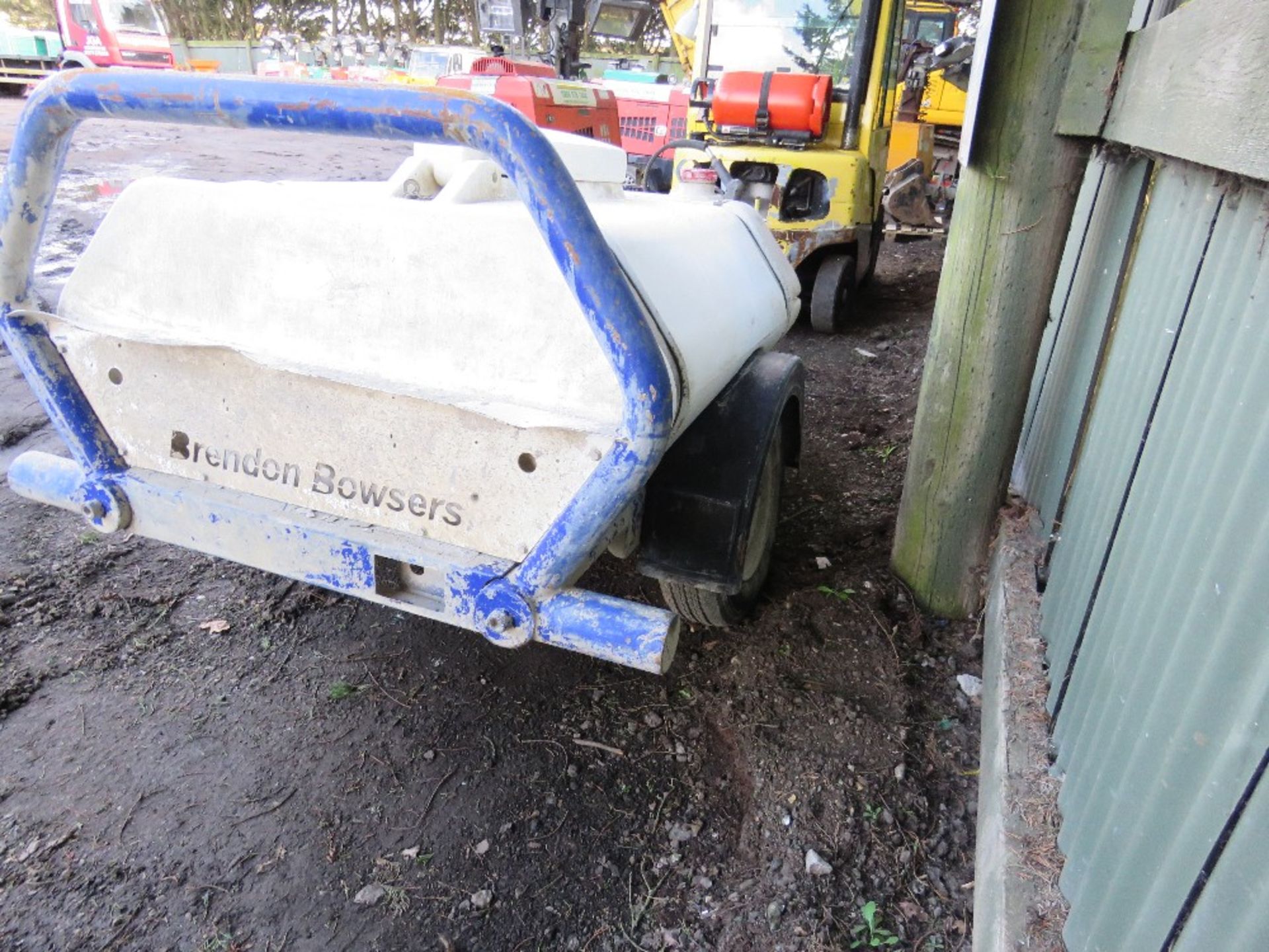 BRENDON WASHER BOWSER WITH YANMAR DIESEL ENGINE. - Image 6 of 8