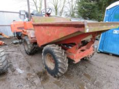 WINGET HANDLE START SITE DUMPER, 3 TONNE APPROX SN:436B40 WITH HANDLE WHEN TESTED WAS SEEN TO START,