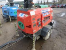 VT1 ECO TOWER LIGHTING TOWED LIGHTING TOWER, YEAR 2009, PN:LT049, DIRECT FROM LARGE COMPANY AS