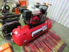 AIRMATE PETROL ENGINED WORKSHOP COMPRESSOR, RED SOURCED FROM COMPANY LIQUIDATION