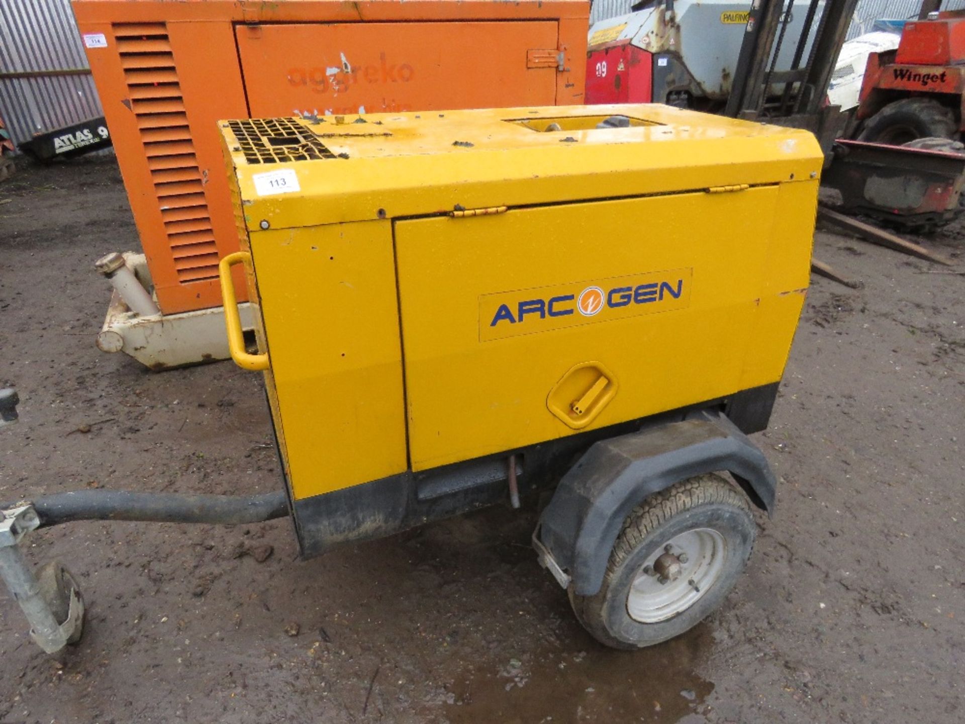 Arcgen 330SD towed welder WHEN TESTED WAS SEEN TO START AND RUN