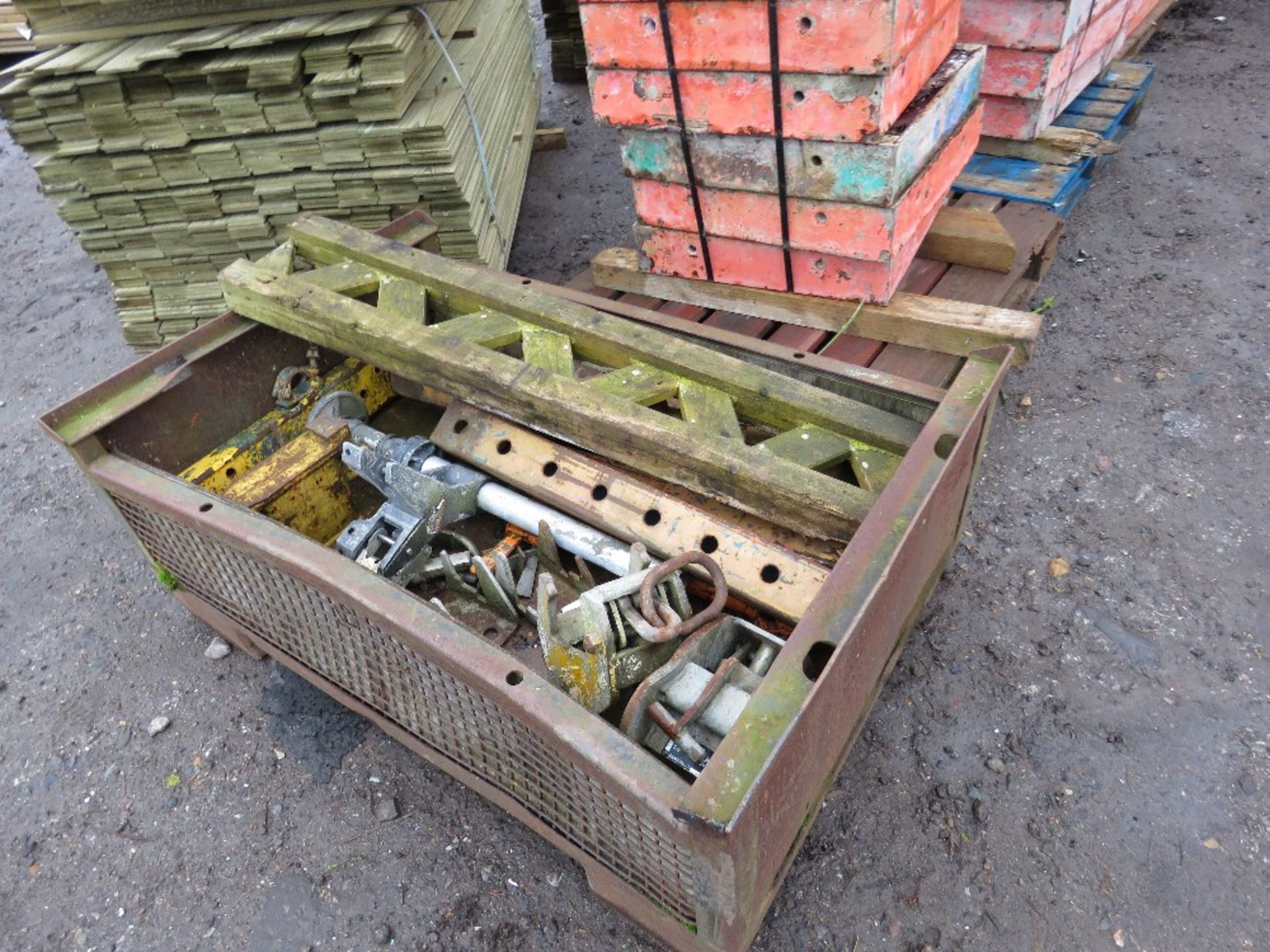 Large qty of Peri shuttering frames on 9no. pallets - Image 2 of 10