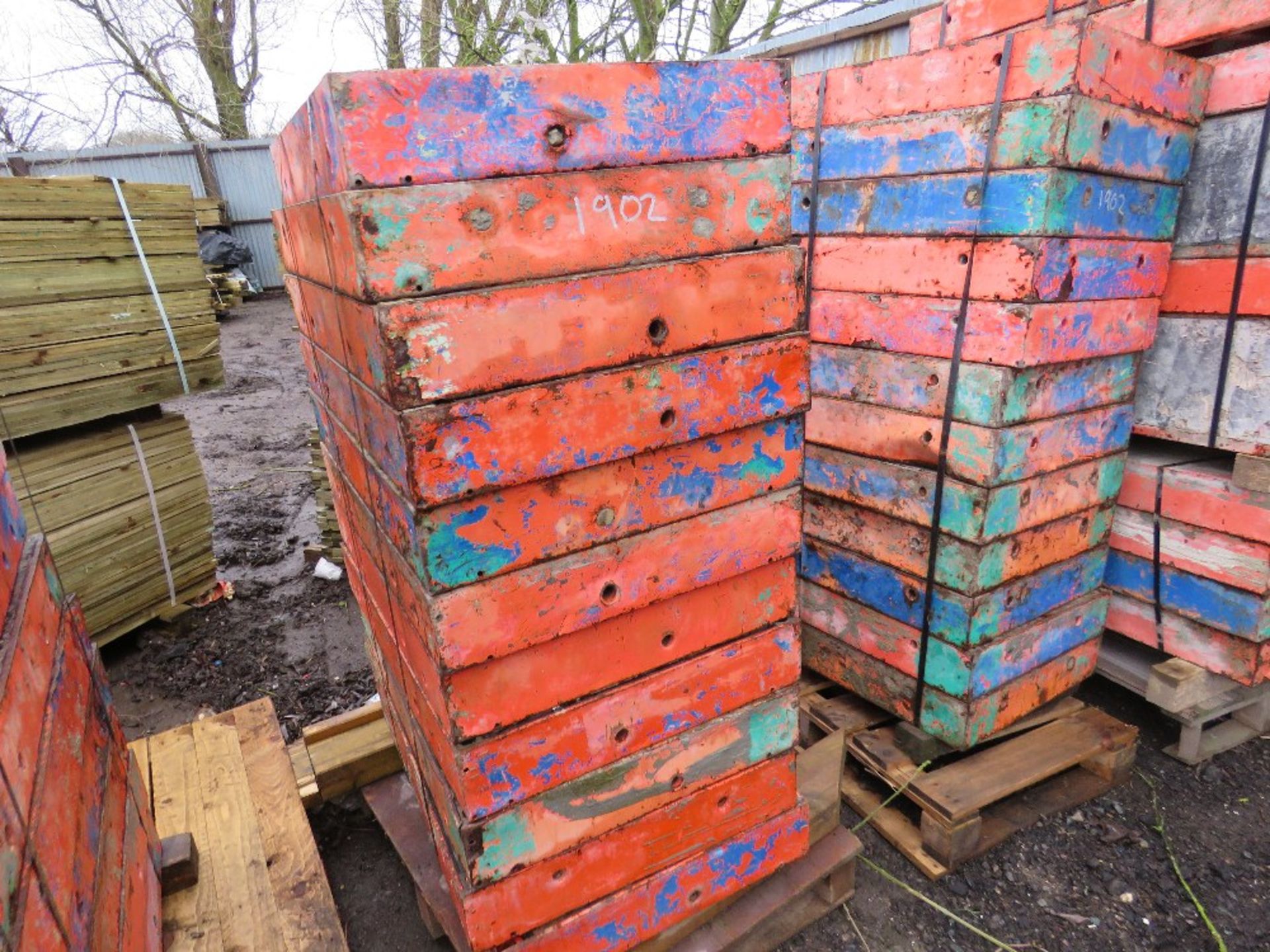 Large qty of Peri shuttering frames on 9no. pallets - Image 8 of 10