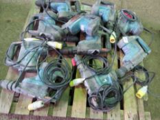 10no. Makita HR4001C 110v breaker drills. Untested, condition unknown.