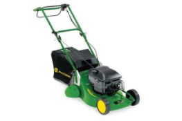 JOHN DEERE R54RKB 17" ROLLER MOWER, UNUSED, ALLOY DECK, WITH COLLECTOR BAG LOT LOCATION: