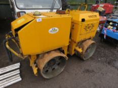 WACKER RT TRENCH ROLLER WITH WIRELESS REMOTE WHEN TESTED WAS SEEN TO RUN, DRIVE AND VIBRATE