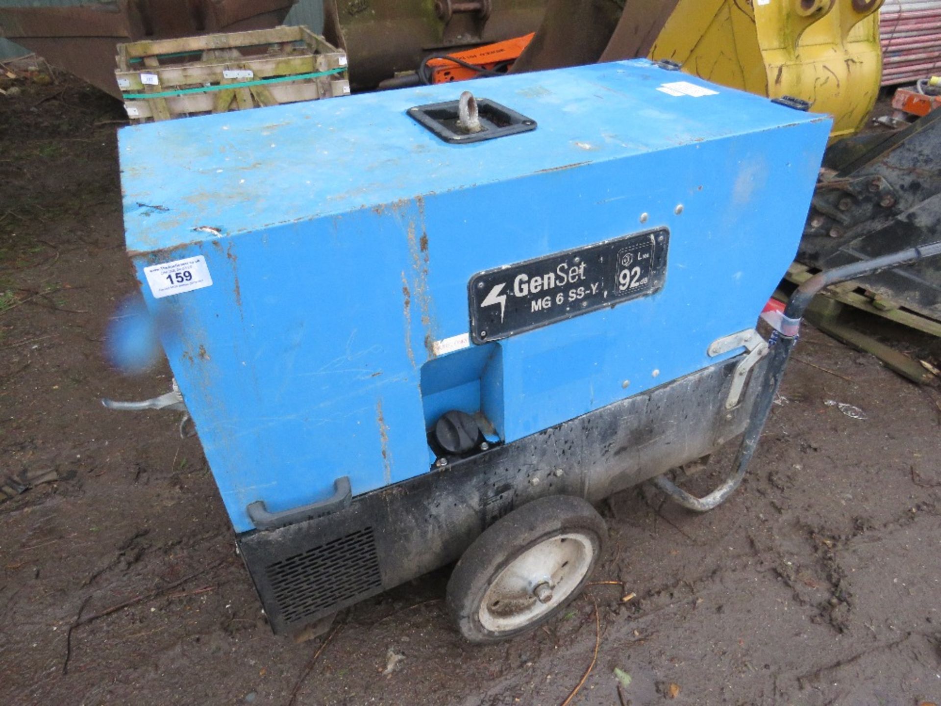 Genset MG6 barrow generator WHEN TESTED WAS SEEN TO RUN AND MAKE POWER