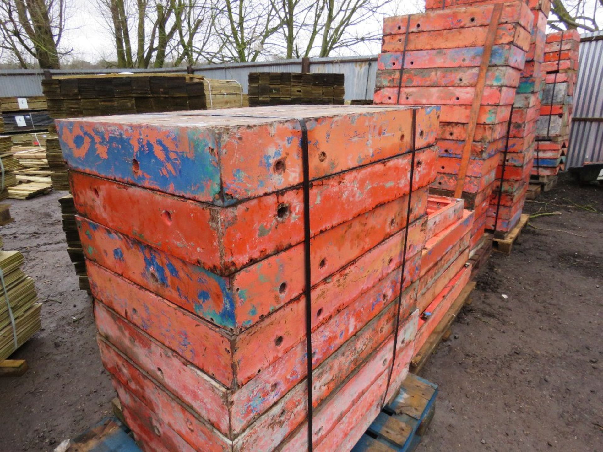 Large qty of Peri shuttering frames on 9no. pallets - Image 4 of 10