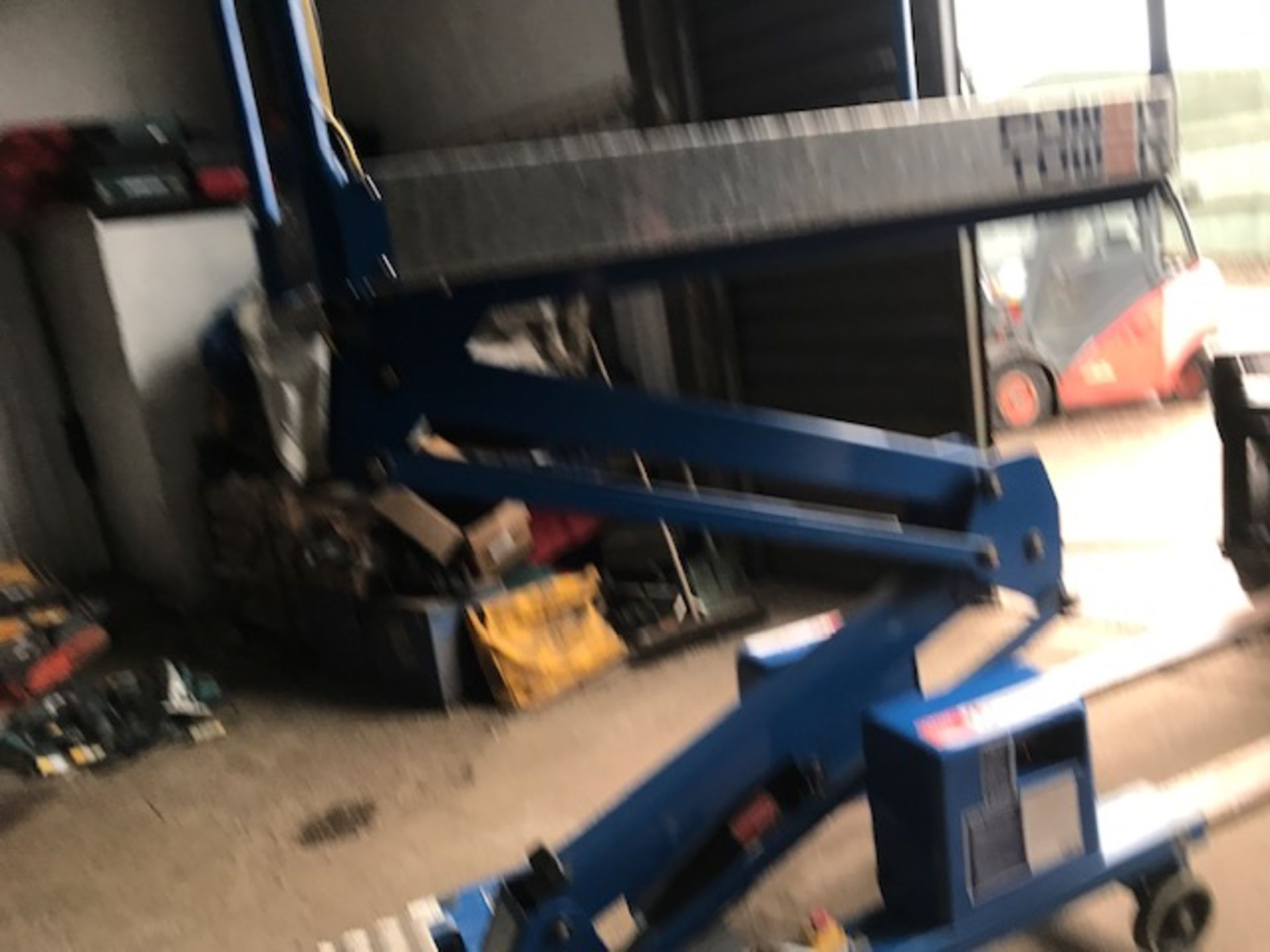 POWER TOWER SCISSOR LIFT ACCESS UNIT, YEAR 2017, DIRECT FROM LOCAL COMPANY WHO ARE NOW HIRING ALL - Image 3 of 5