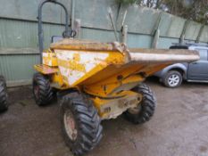 THWAITES 3 TONNE SWIVEL SKIP DUMPER, YEAR 2011 BUILD, 1928REC HRS, PN:DS-011. DIRECT EX LOCAL