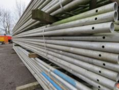 20 X LAYHER ALUMINIUM SCAFFOLD BEAMS, LATTICE TYPE, 8METRE LENGTH X 450MM APPROX.