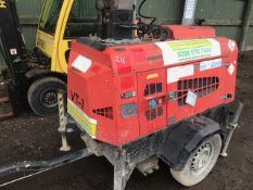 VT1 TOWED LIGHTING TOWER, YEAR 2007 PN:6319FC WHEN TESTED WAS SEEN TO RUN AND MAKE LIGHT, ALTHOUGH