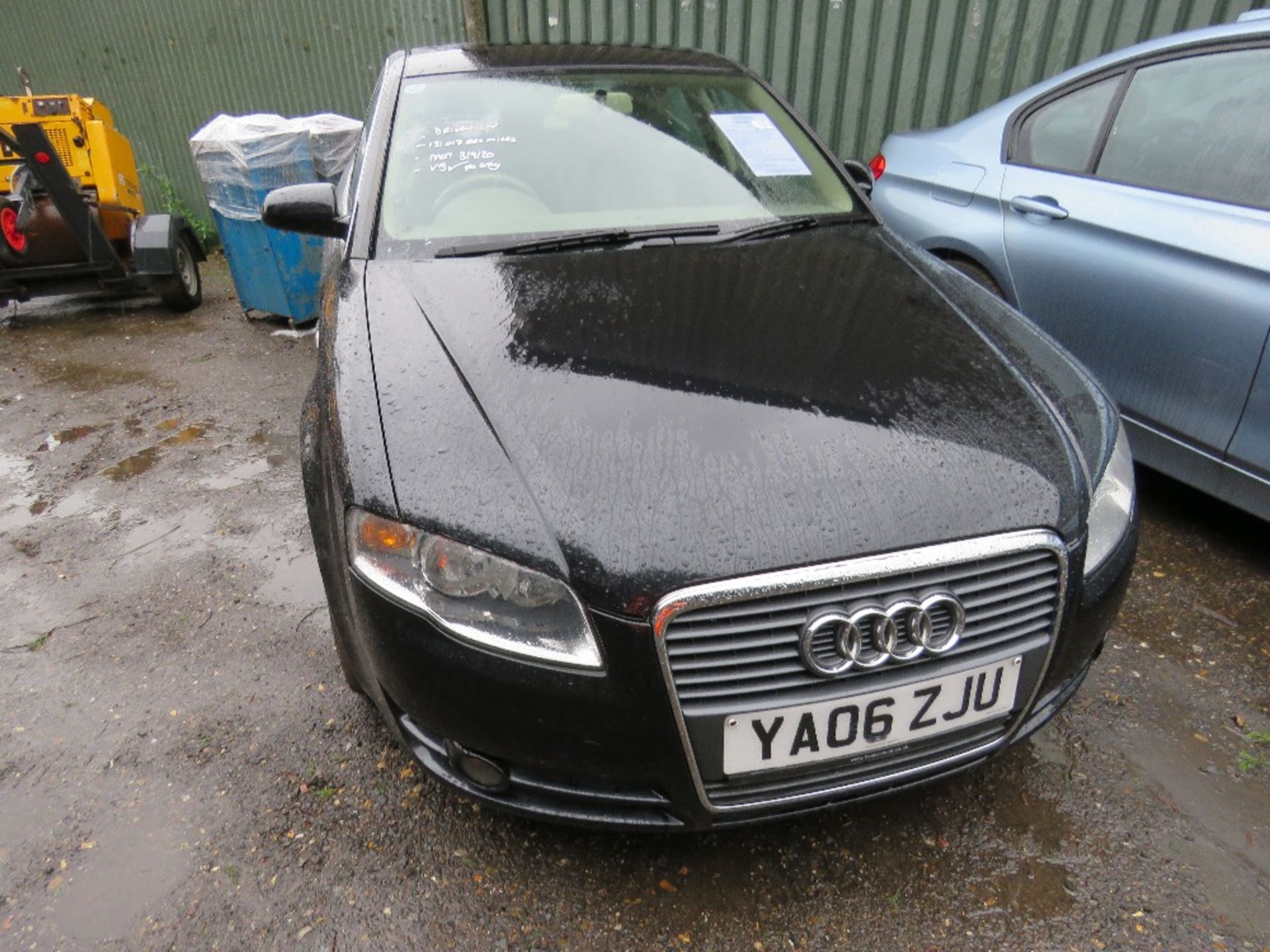 AUDI A4SE TDI SALOON CAR, MANUAL, REG:YA06 ZJU WITH V5, TESTED TILL 03/09/20, 131, 017 REC MILES. - Image 2 of 9