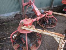 Sitrex tractor mounted hay turner