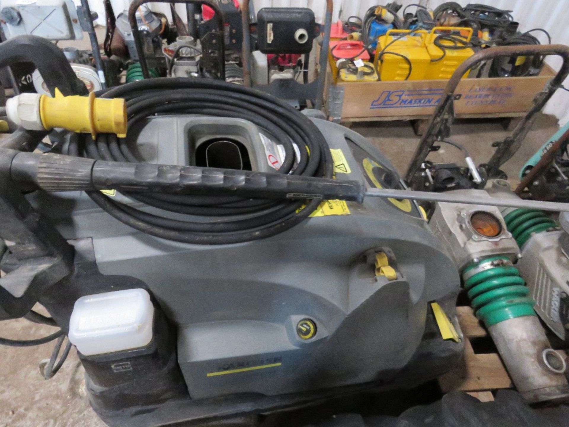 KARCHER HDS 6110C 110VOLT STEAM CLEANER. YEAR 2014, UNTESTED, CONDITION UNKNOWN All items "sold as - Image 2 of 3