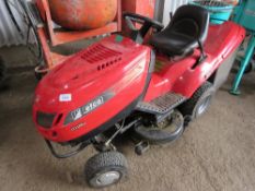 EFCO HYDRO RIDE ON MOWER WITH COLLECTOR, WHEN TESTED WAS SEEN TO RUN BUT NOT DRIVE, THEREFORE SOLD