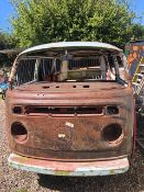 VOLKSWAGEN VW CAMPER VAN. NO V5 OR REGISTRATION SUPPLIED, THEREFORE SOLD FOR SPARES. BELIEVED TO