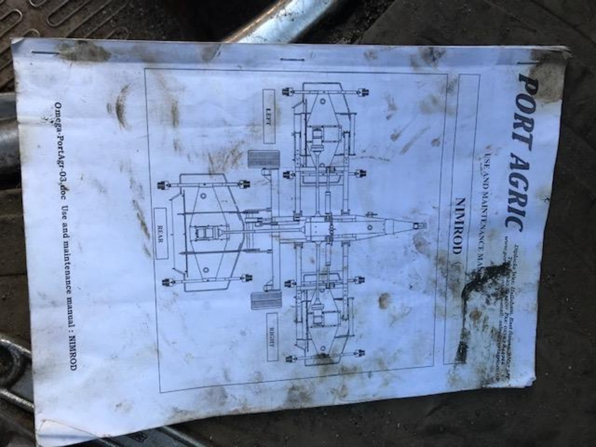 PORT AGRIC NIMROD 12 TRAILED BATWING ROTARY MOWER SET. DIRECT FROM GOLF CLUB, CURRENTLY USED - Image 3 of 10