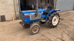 ISEKI TU1700 COMPACT TRACTOR, 2WD, RECENT REAR TYRE REPLACEMENT. VENDOR'S NOTES: THIS IS NOT A NEW