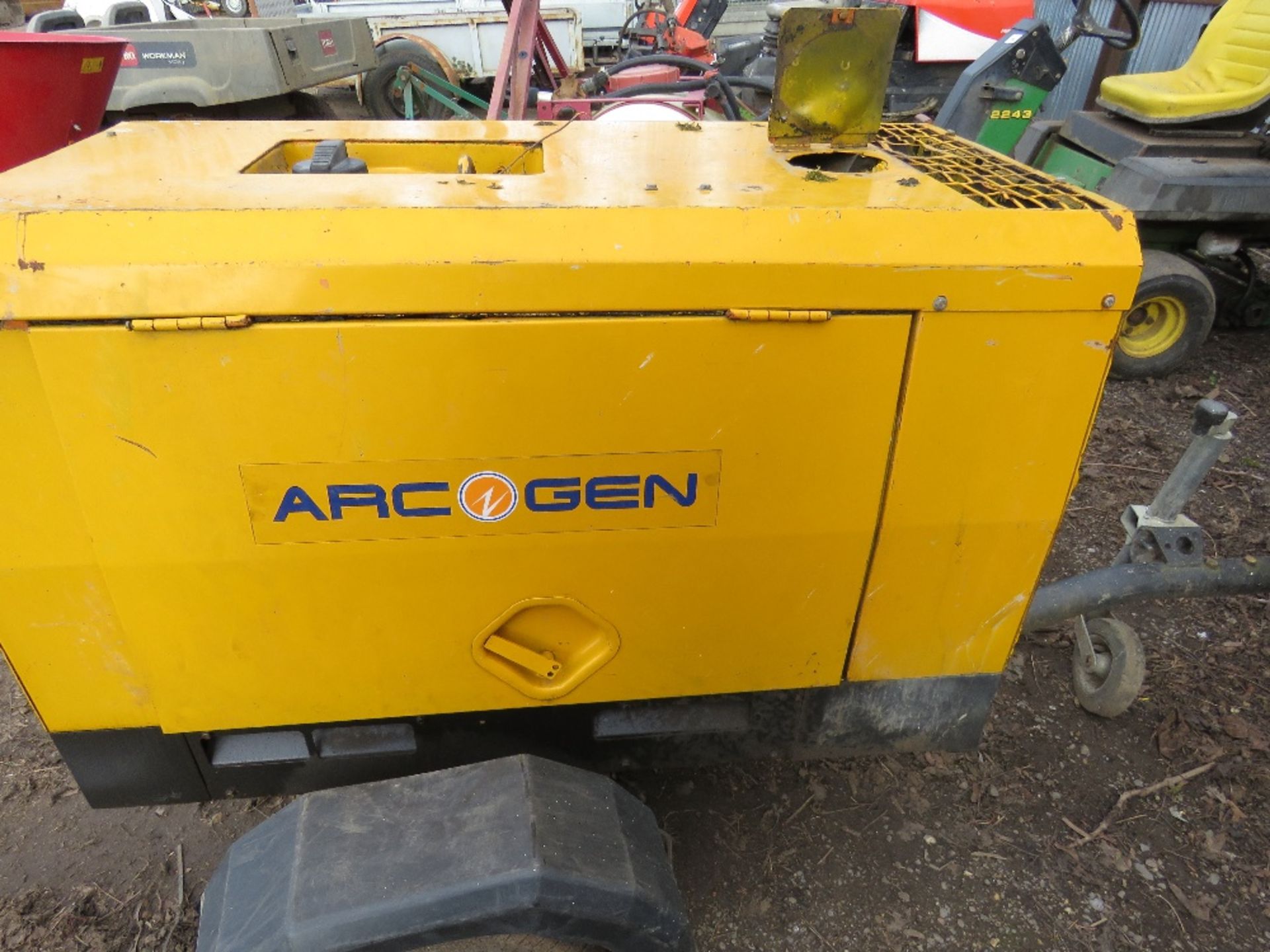 Arcgen 330 amp towed welder, - Image 2 of 5