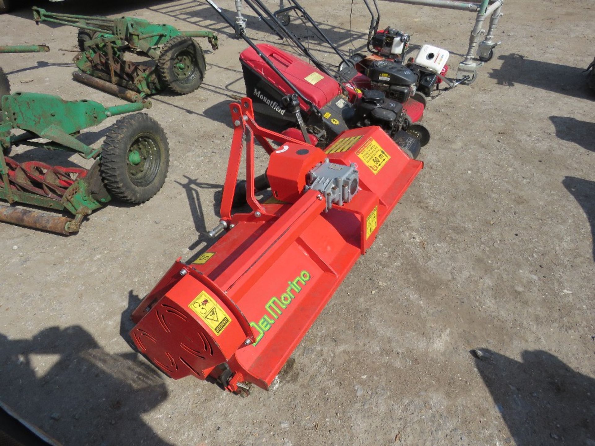 DELMORINO FUNNY 132S FLAIL MOWER FOR COMPACT TRACTOR YR 2015 1.3M WIDTH - Image 4 of 4