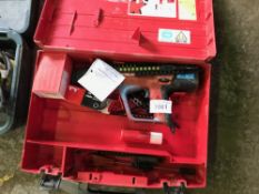 Hilti cartridge nail gun in box