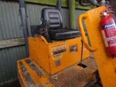 Thwaites swivel skip 3tonne dumper, year 2011