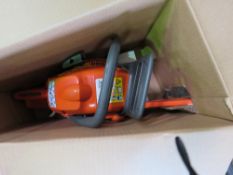 HUSQVARNA 120 PETROL ENGINED CHAINSAW, BOXED,