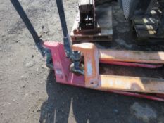 2no. Pallet trucks, ex company liquidation