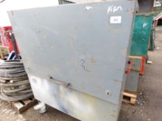 Large wheeled tool safe, no keys