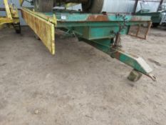 SINGLE AXLED AGRICULTURAL TRAILER IDEAL FOR HAY AND STRAW