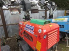 VT1 Eco towed lighting tower yr2010.