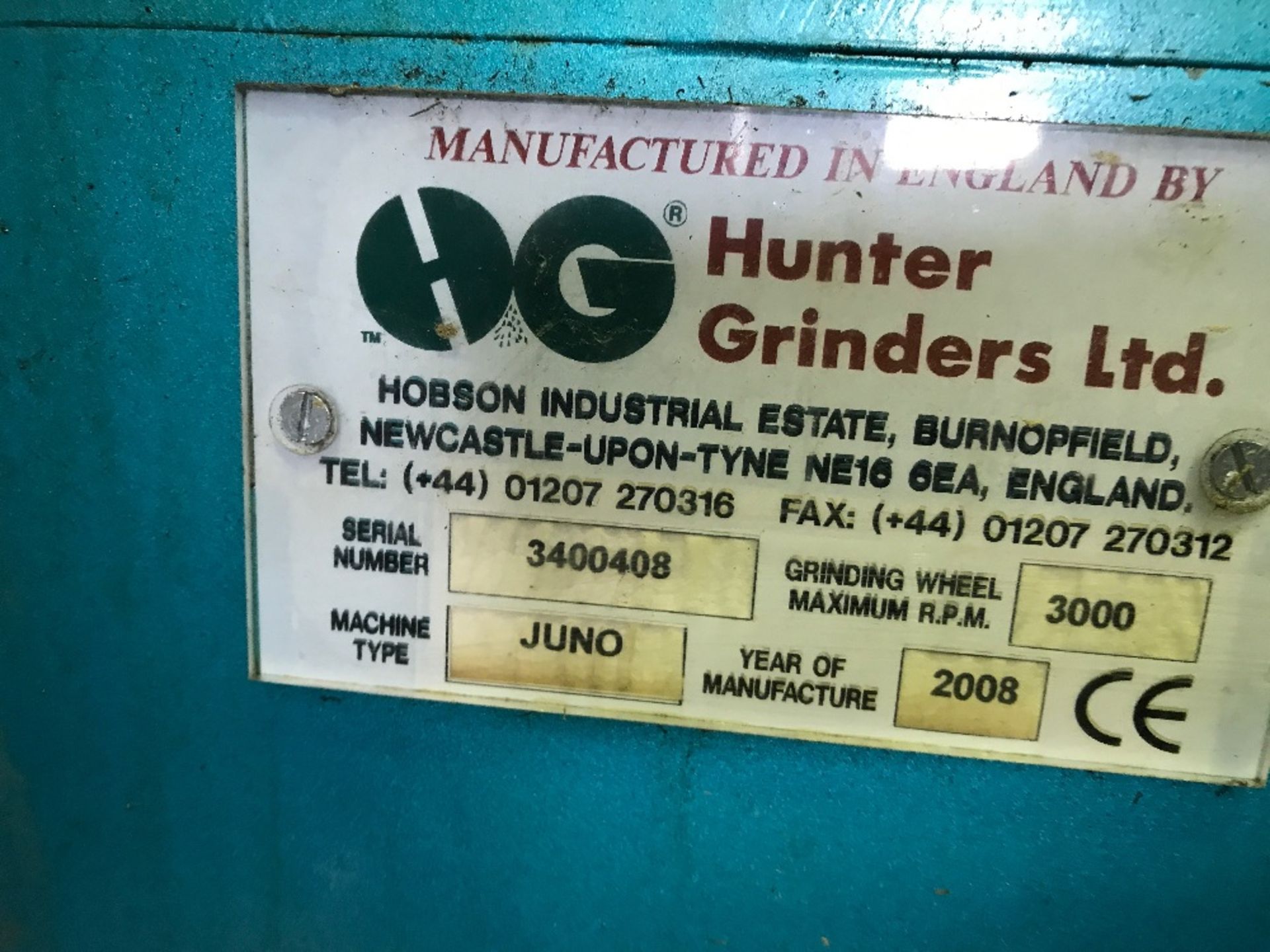 Hunter Grinder, Juno-type, cylinder grinder unit from golf club, yr2008 - Image 5 of 8