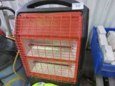 Radiant heater, 110v