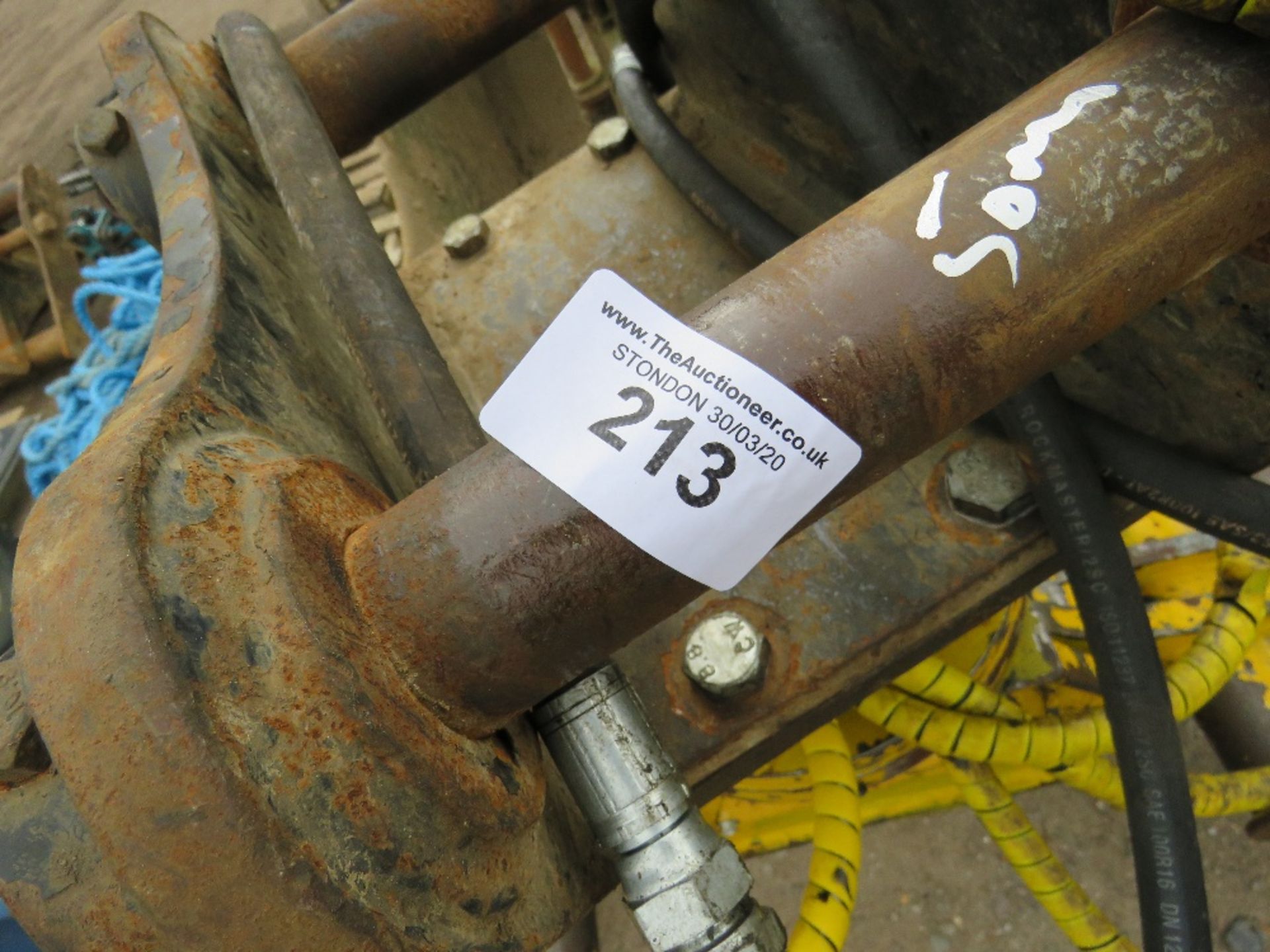 Rotating excavator selector grab on 50mm pins - Image 4 of 4