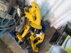 2no. Dewalt battery circular saws plus 2no. jigsaws