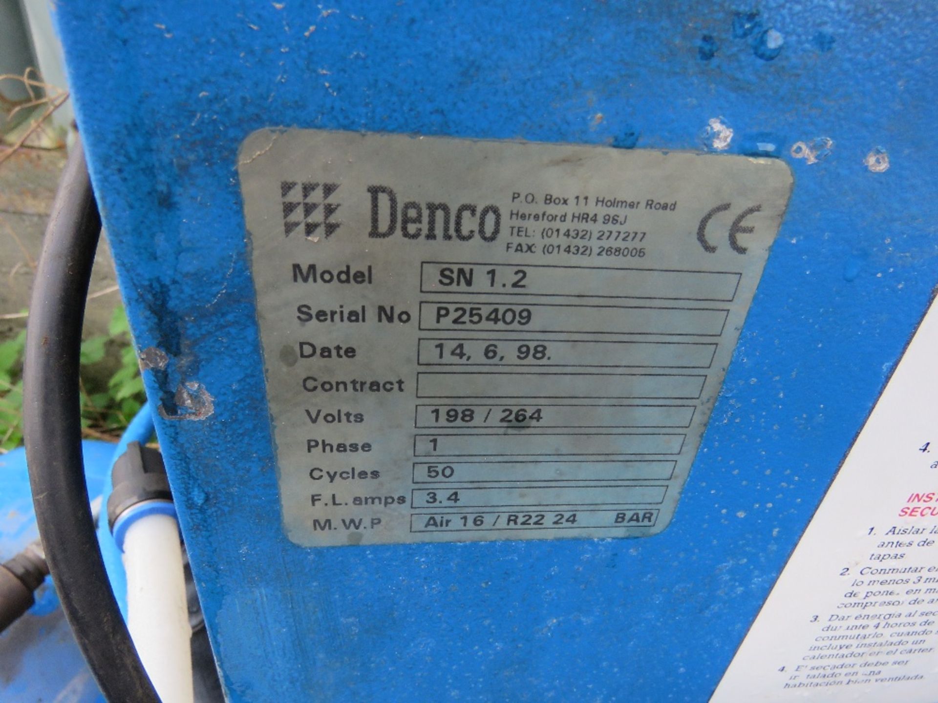 Hydrovane compressor plus Denco air drier unit - Image 4 of 4
