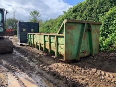 20YRD APPROX. HOOK LOADER BIN WITH TWIN REAR DOORS COLLECTION FROM SWANLEY KENT