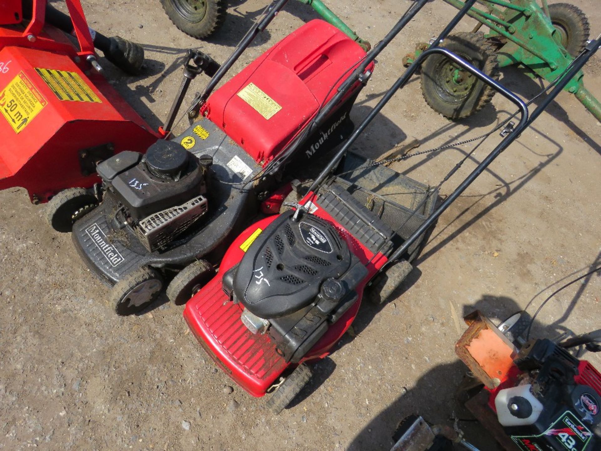 2X MOUNTFIELD ROTARY MOWERS