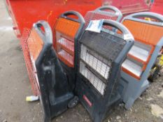 5no. 240v and 110v Radiant heaters