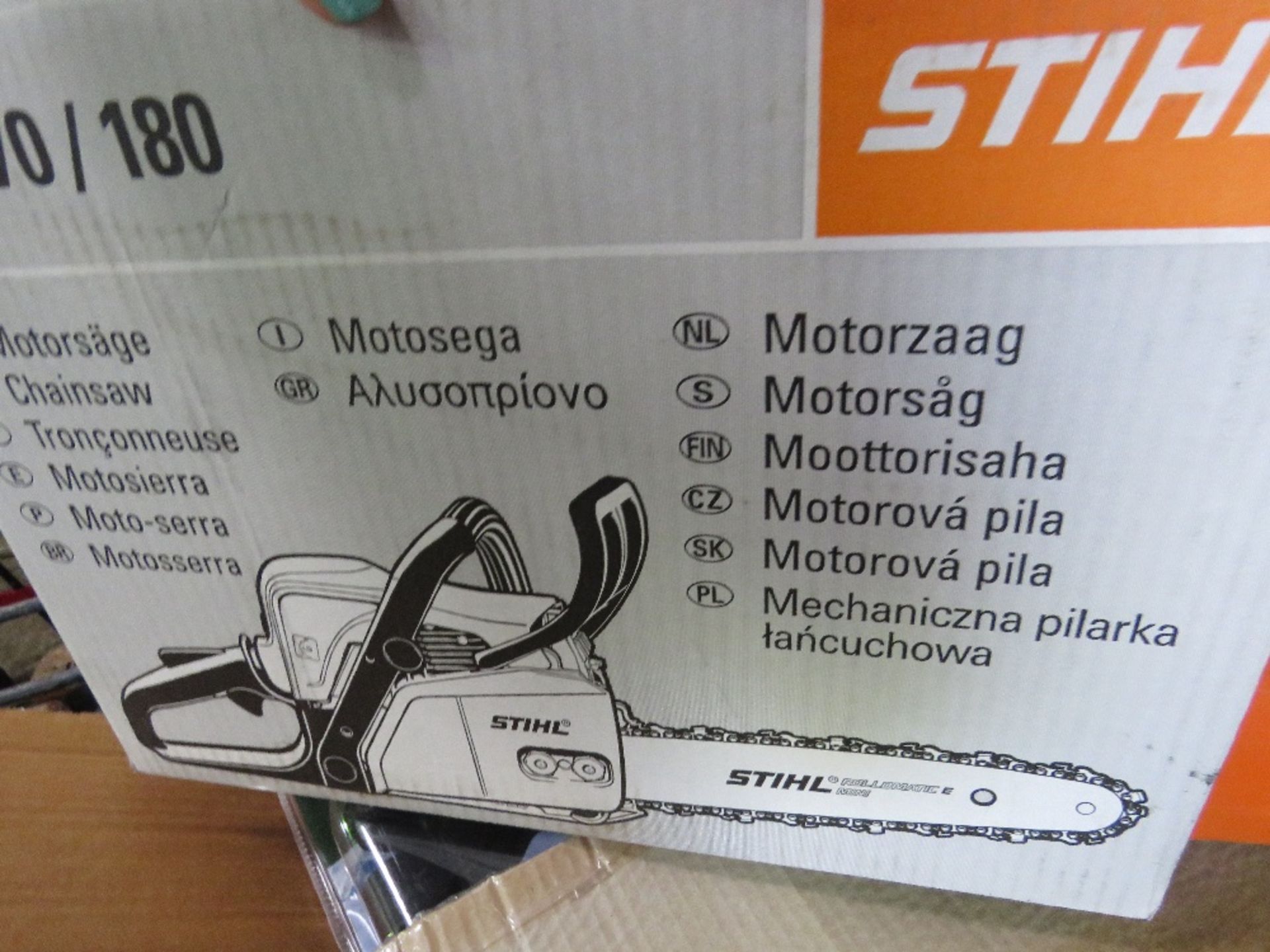 STIHL MS170 PETROL ENGINED CHAINSAW, BOXED, UNUSED - Image 2 of 2
