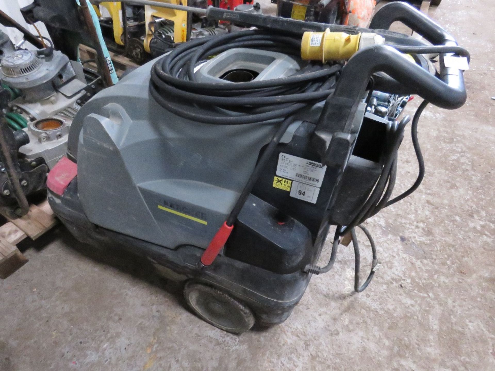 KARCHER HDS 6110C 110VOLT STEAM CLEANER. YEAR 2014, UNTESTED, CONDITION UNKNOWN All items "sold as