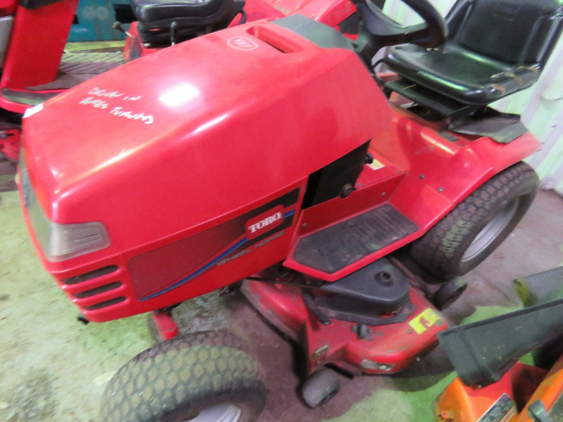 TORO WHEELHORSE RIDE ON MOWER, - Image 2 of 5